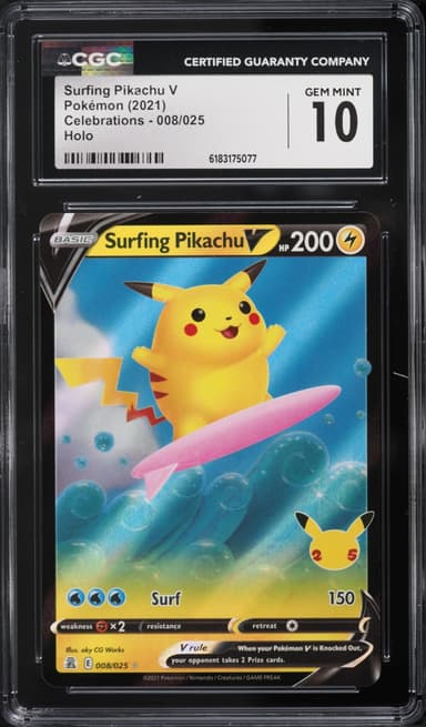 Surfing Pikachu V