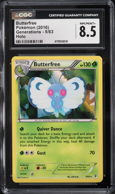 Pokemon XY Generations Holo Butterfree #5
