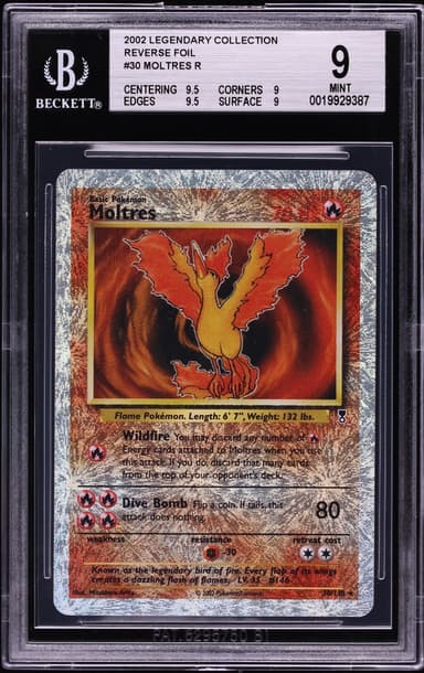 Pokemon Legendary Collection Reverse Holo Moltres #30