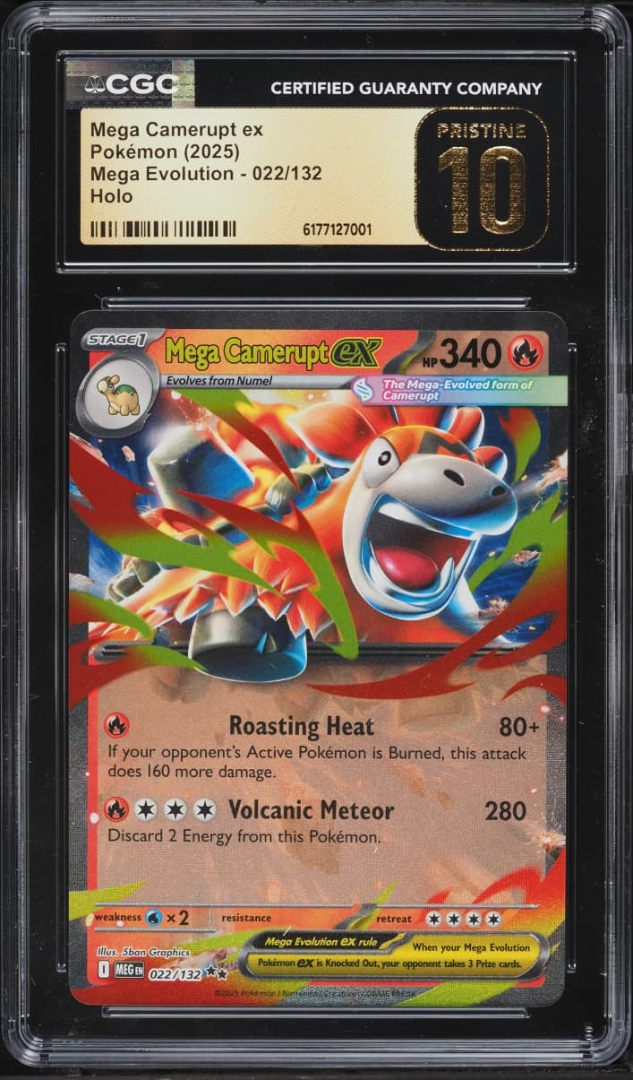 Pokemon Mega Evolution Holo Mega Camerupt ex #22