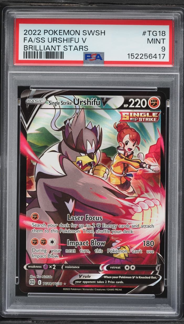 Pokemon Sword & Shield Brilliant Stars CHR Urshifu V #TG18