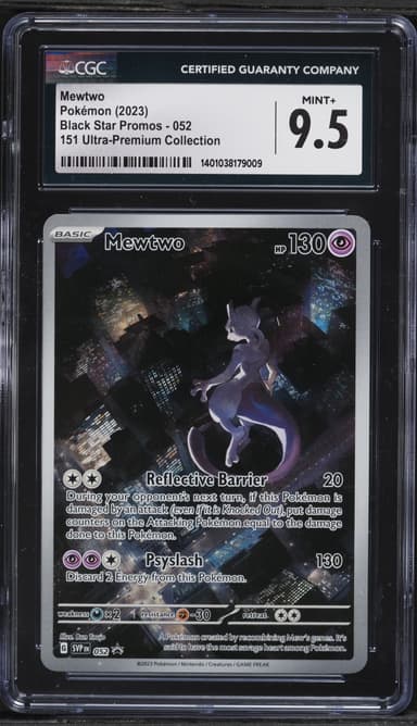 Scarlet & Violet Black Star Promo Ultra Premium Alt Art Mewtwo MINT+