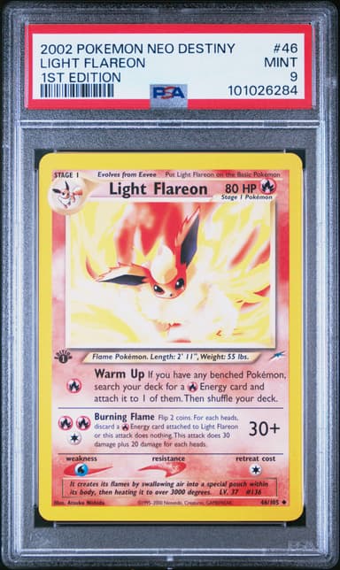 Light Flareon 1st Edition