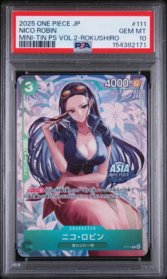 2025 #111 Nico Robin PSA 10 One 