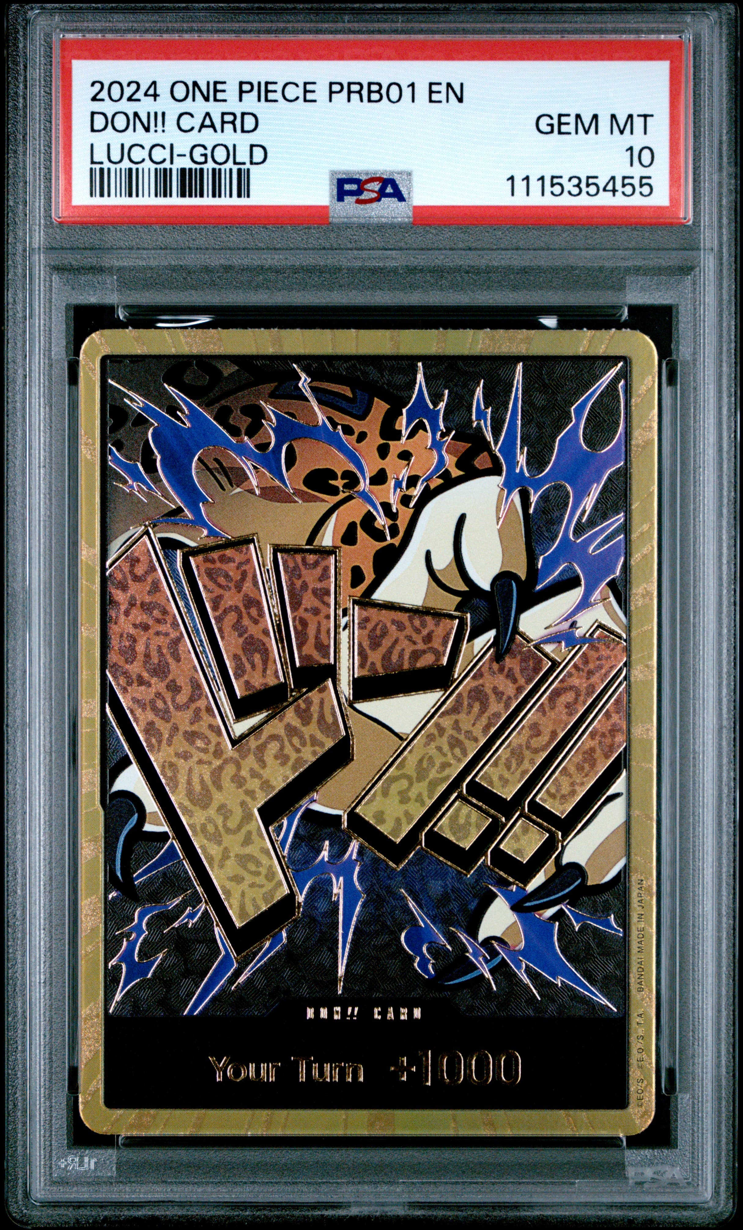 Don!! Card Rob Lucci-Gold