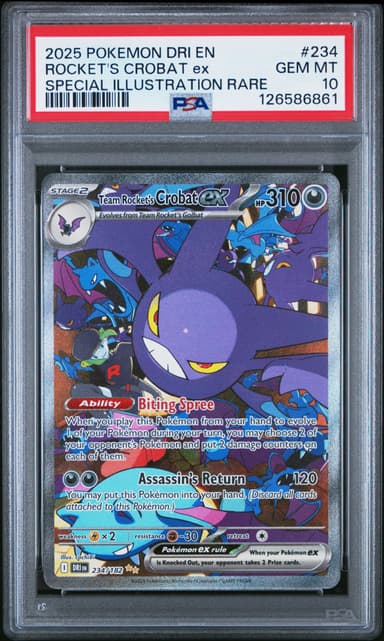 Team Rocket's Crobat EX