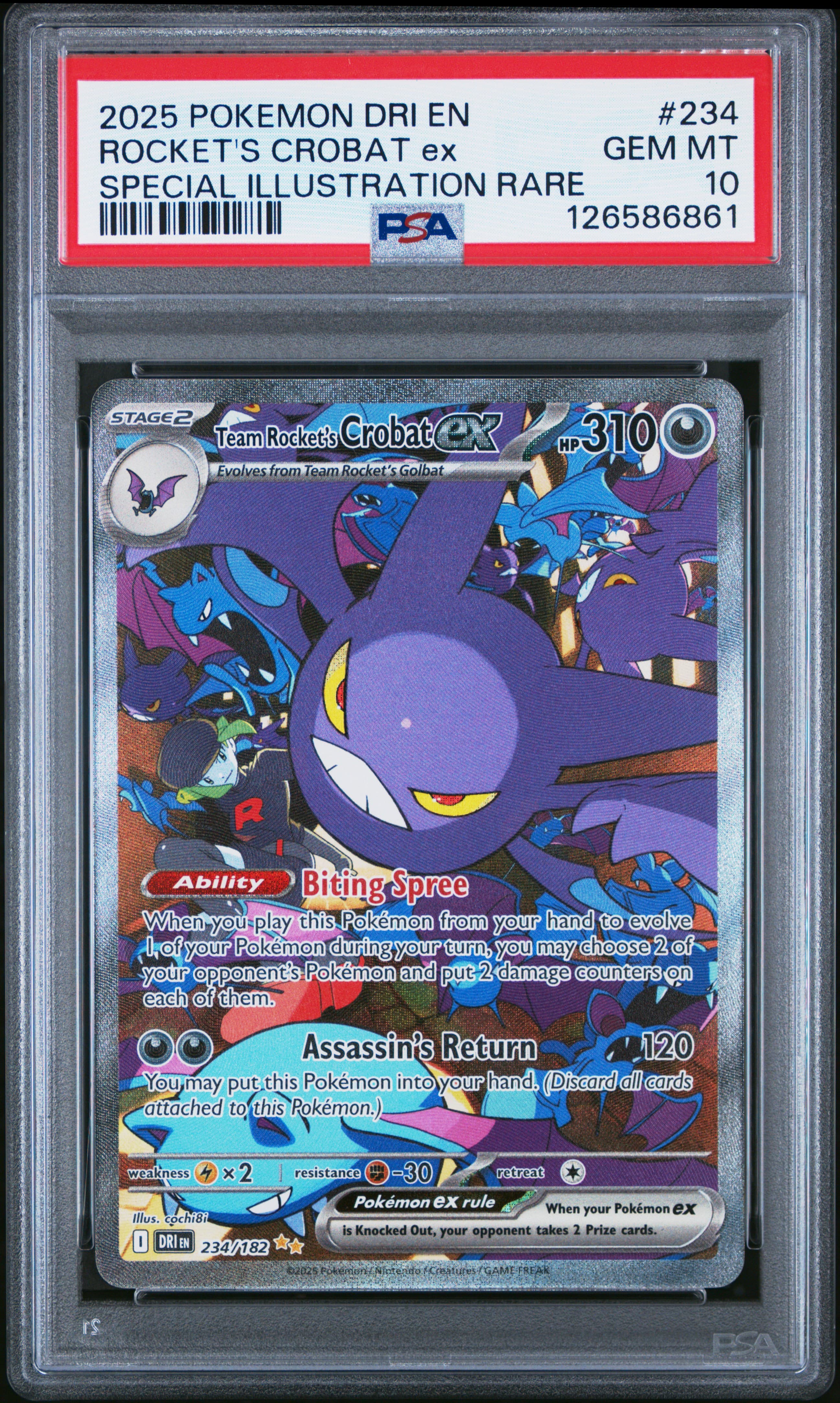 Team Rocket's Crobat EX