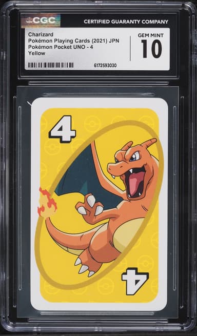 Pokemon Japanese Playing Cards Pocket UNO Yellow Charizard #4