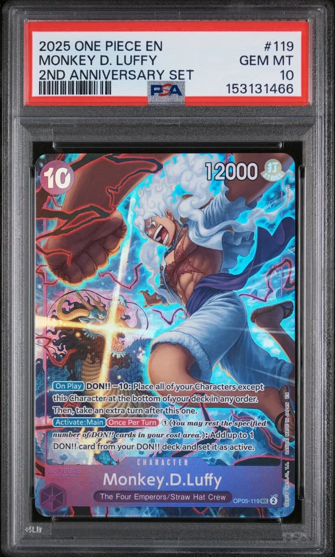 2025 #119 Monkey D. Luffy PSA 10