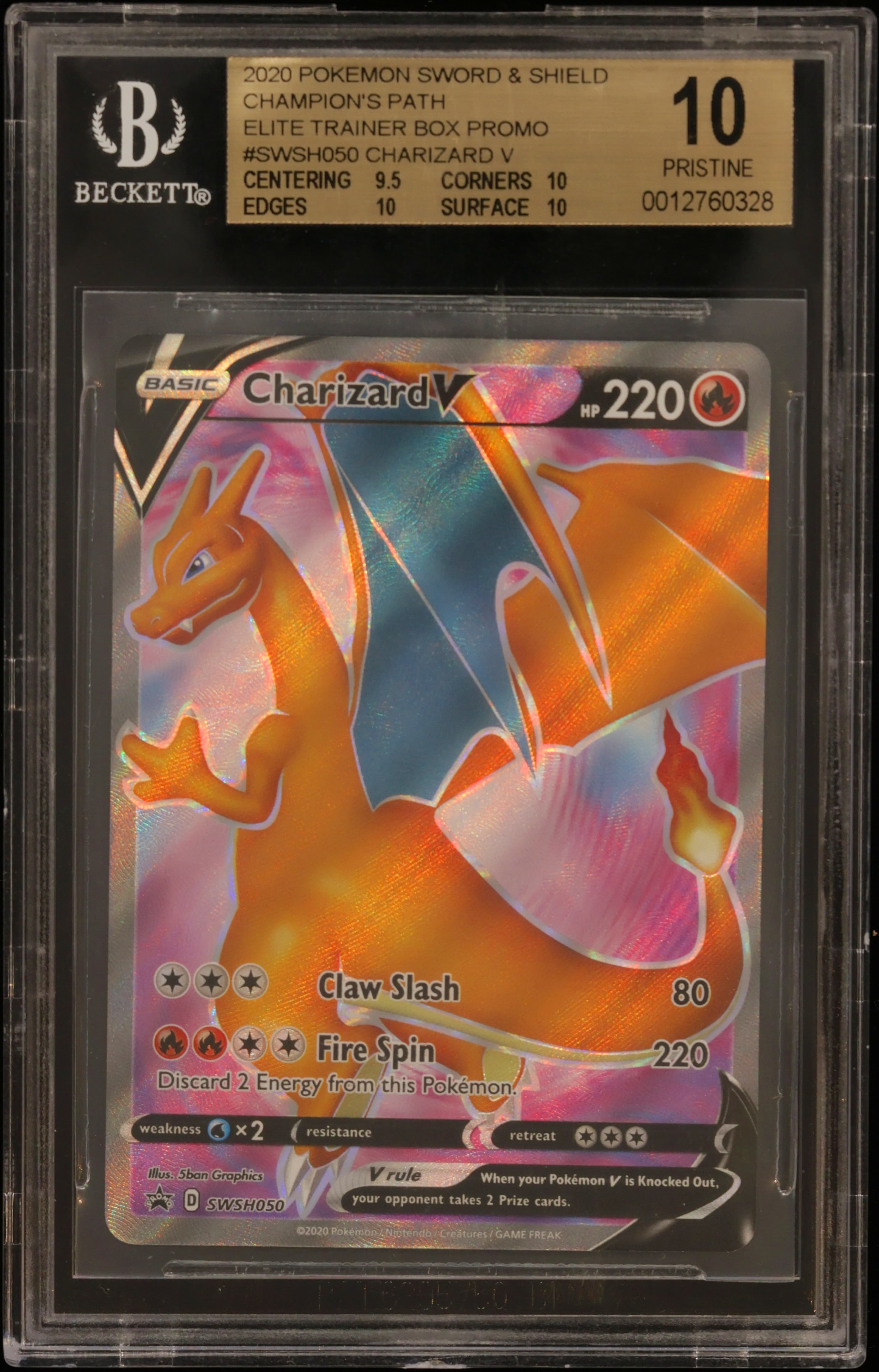 Charizard V/(Champion's Path Elite Trainer Box)