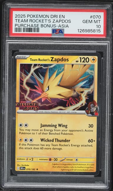 Team Rocket's Zapdos