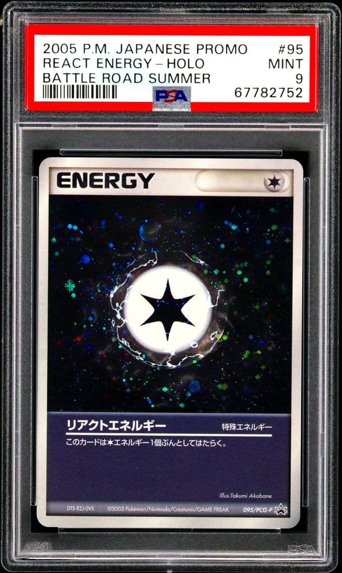 2005 #95 React Energy-Holo PSA 9