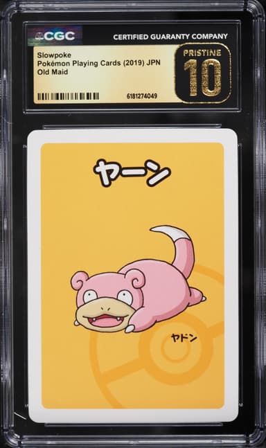 Pokemon Japanese Playing Cards Old Maid Slowpoke