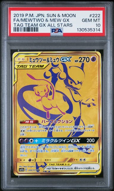 Full Art/Mewtwo & Mew GX