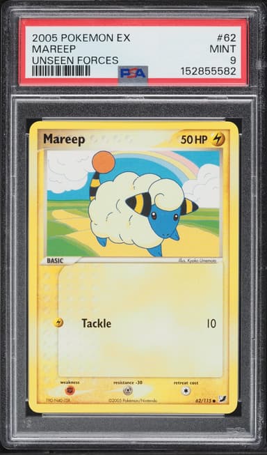 Pokemon EX Unseen Forces Mareep #62
