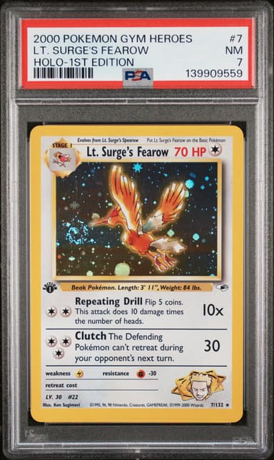 LT. Surge's Fearow