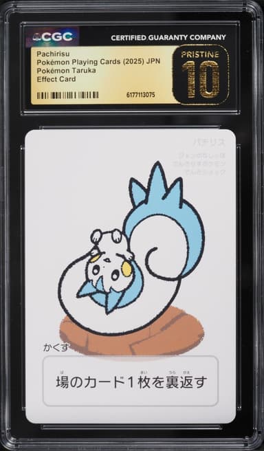 Pokemon Japanese Playing Cards Taruka Effect Pachirisu