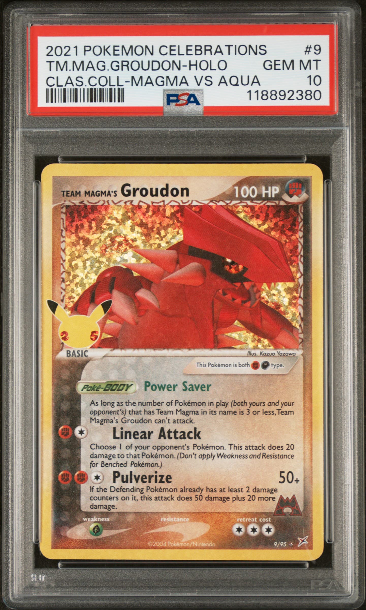Team Magma's Groudon-Holo
