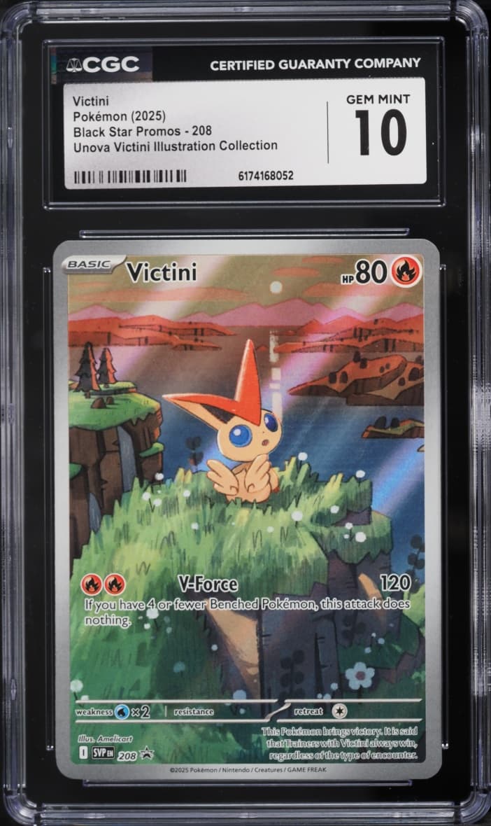 Pokemon Scarlet & Violet Promo Unova Illustration Full Art Victini #208