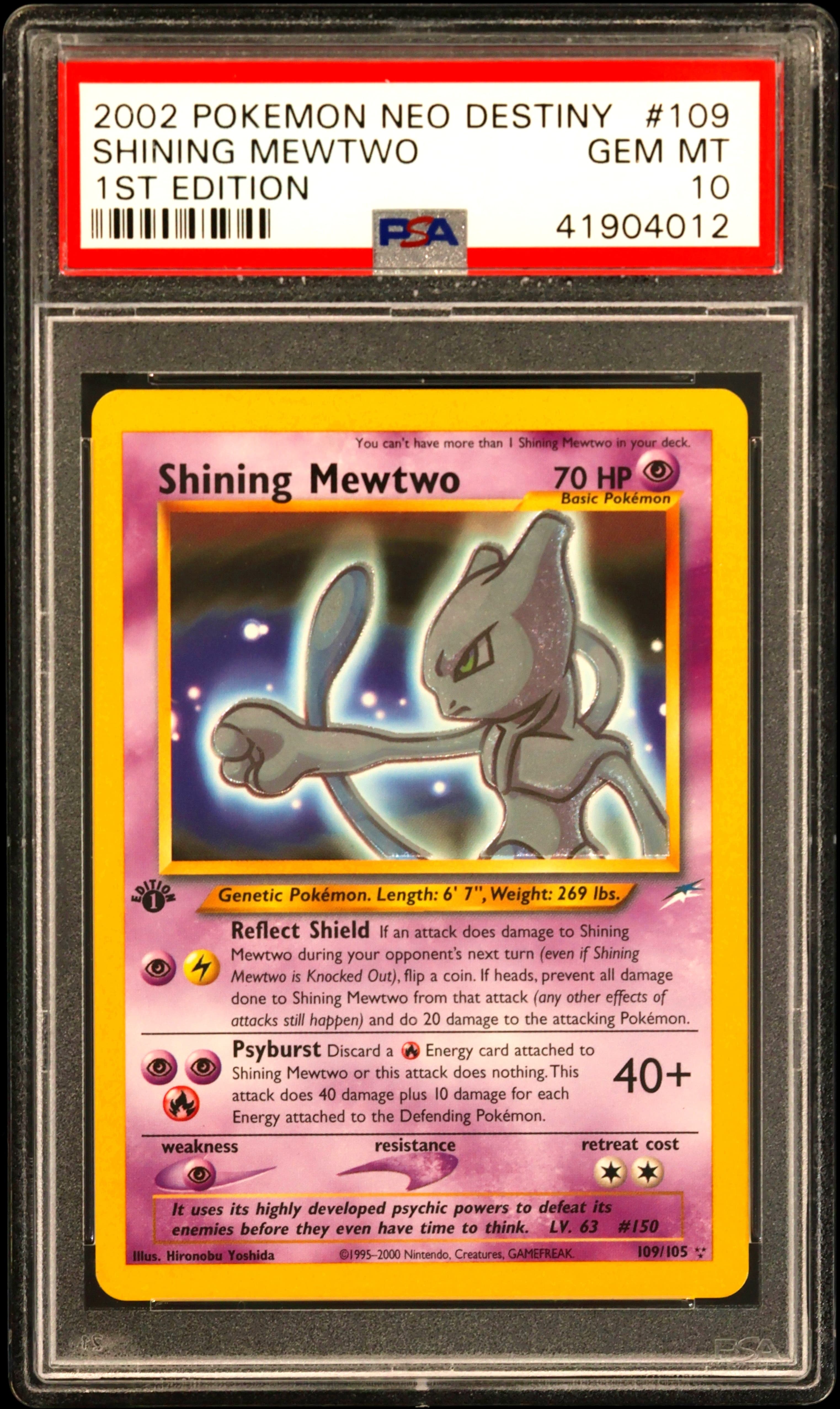 Shining Mewtwo 1st Edition