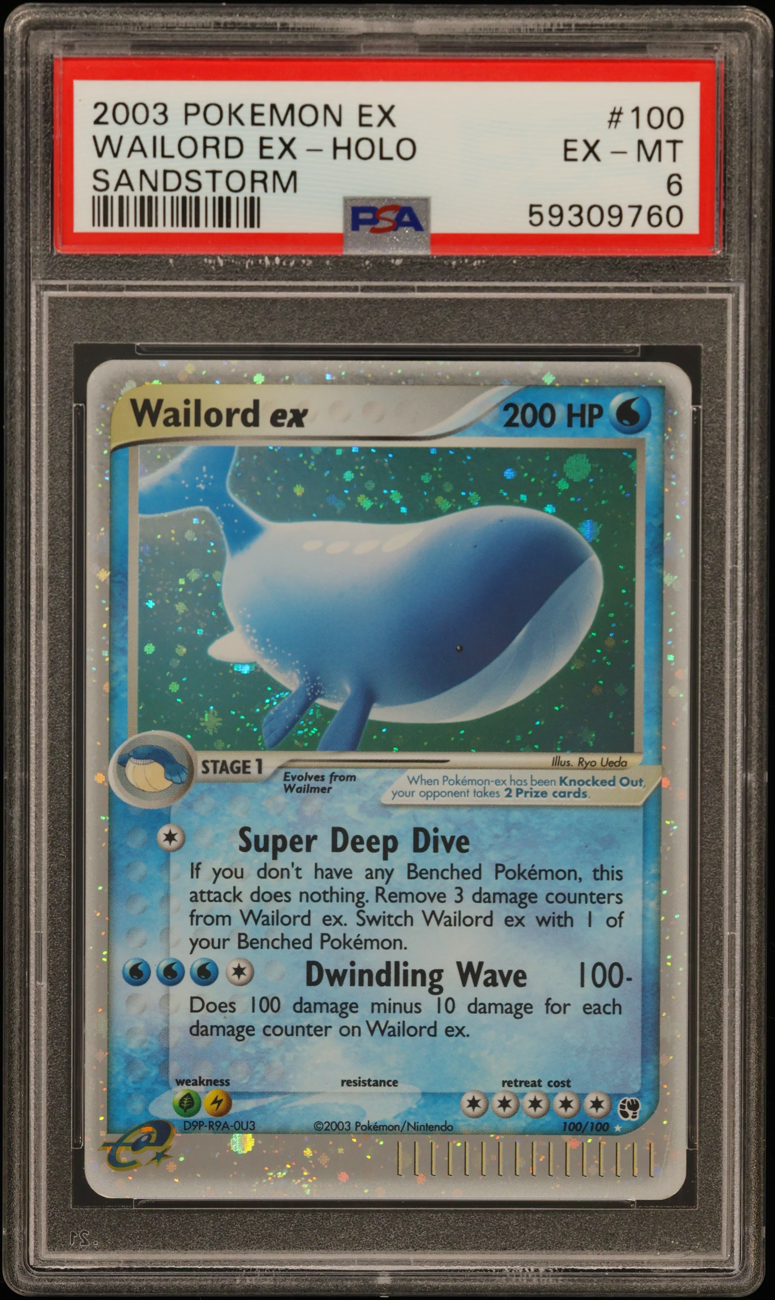 Wailord EX-Holo