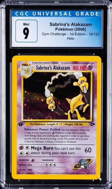 Sabrina's Alakazam Holo-1st Edition