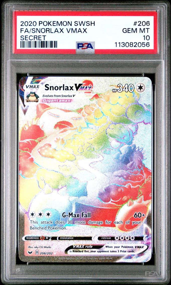 2020 #206 Full Art/Snorlax Vmax