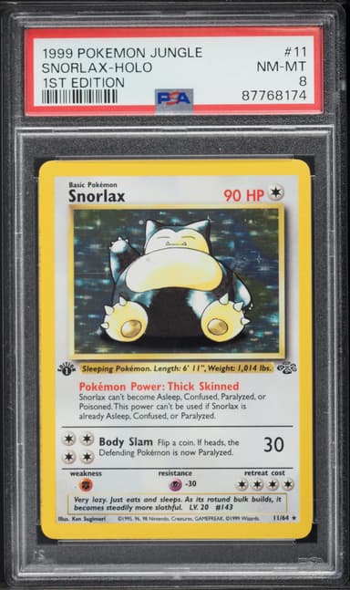 Snorlax-Holo 1st Edition
