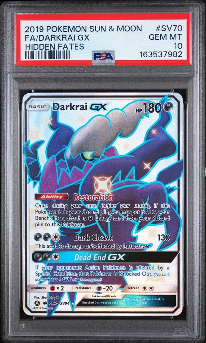 2019 #SV70 Full Art/Darkrai GX P