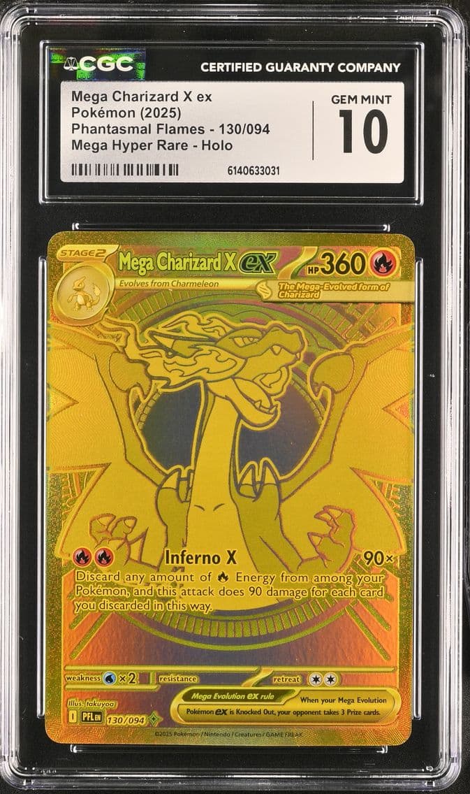 2025 #130 Mega Charizard X ex CG