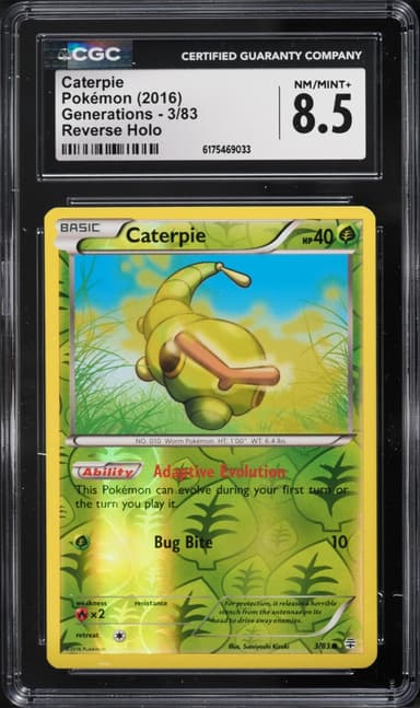 Pokemon XY Generations Reverse Holo Caterpie #3