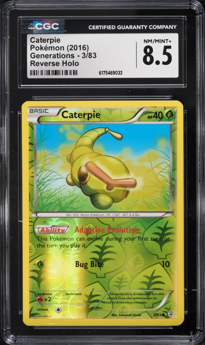 Pokemon XY Generations Reverse Holo Caterpie #3