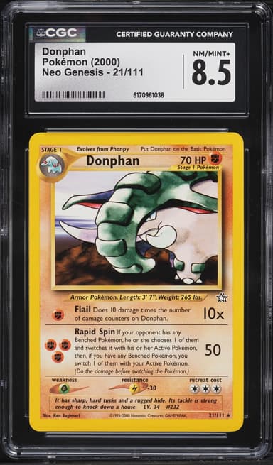 Pokemon Neo Genesis Donphan #21