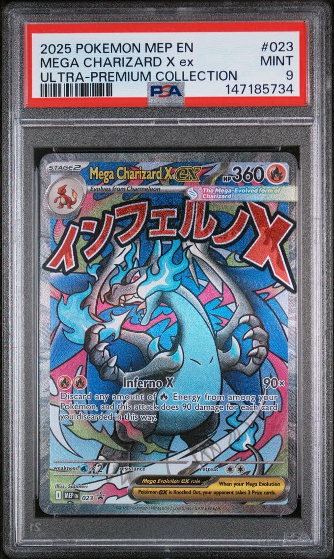 2025 #023 Mega Charizard X EX PS