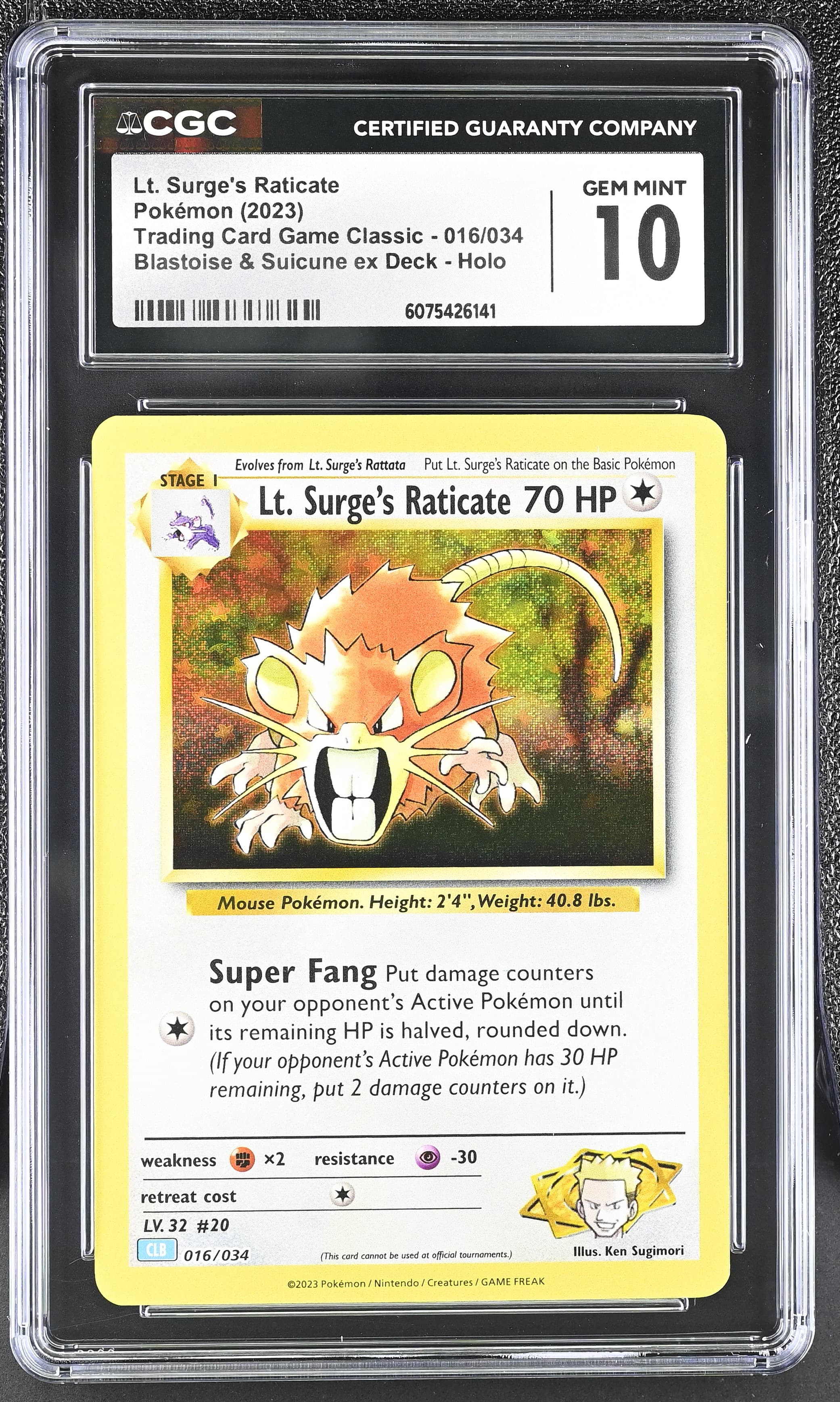 Lt. Surge's Raticate
