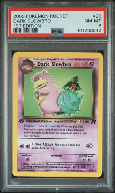 Dark Slowbro 1st Edition