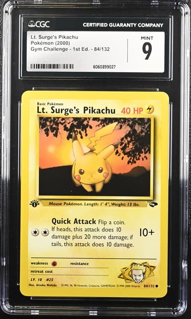 Lt. Surge's Pikachu