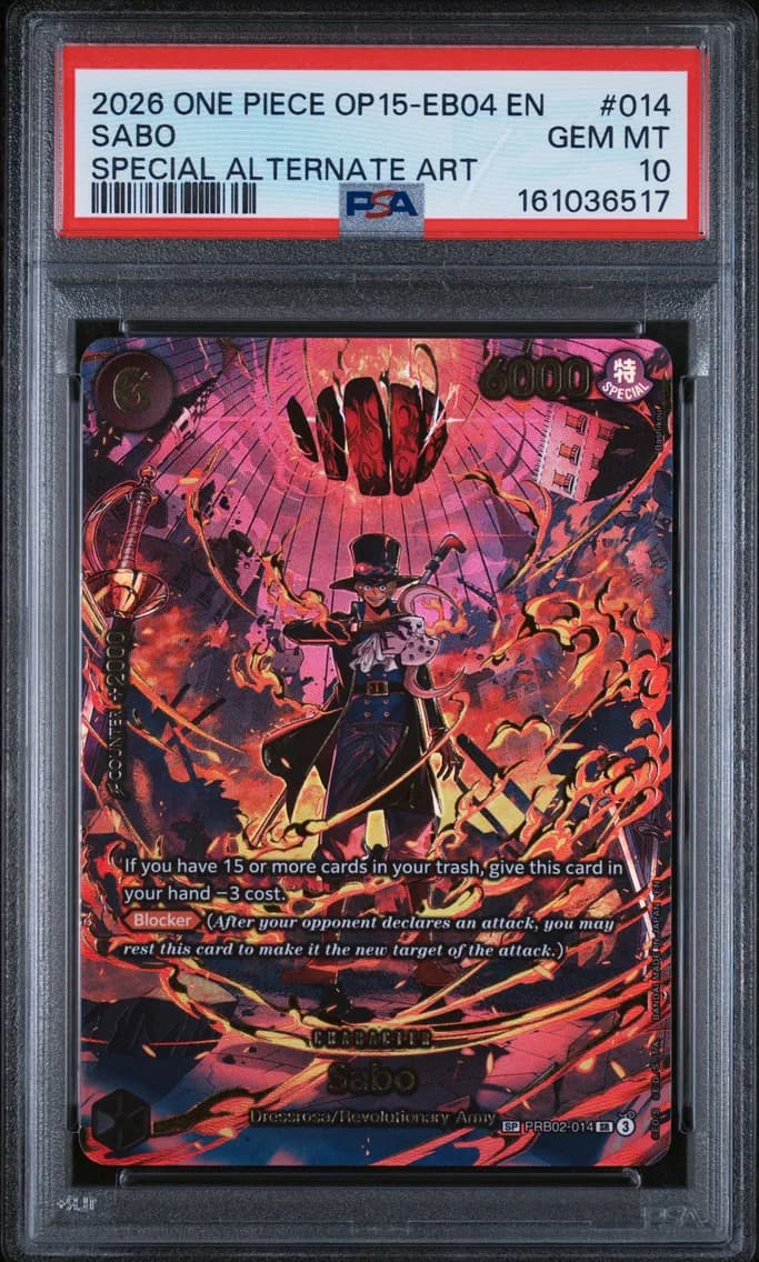 2026 #014 Sabo PSA 10 One Piece 