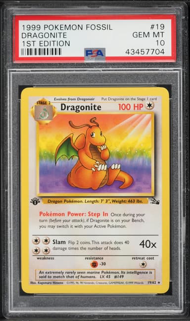 Dragonite 1st Edition