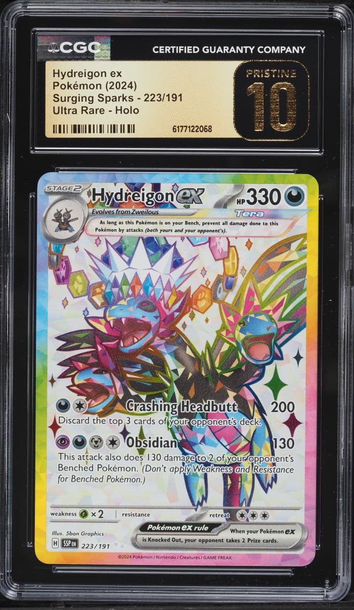 Pokemon Scarlet & Violet Surging Sparks Full Art Hydreigon Ex #223