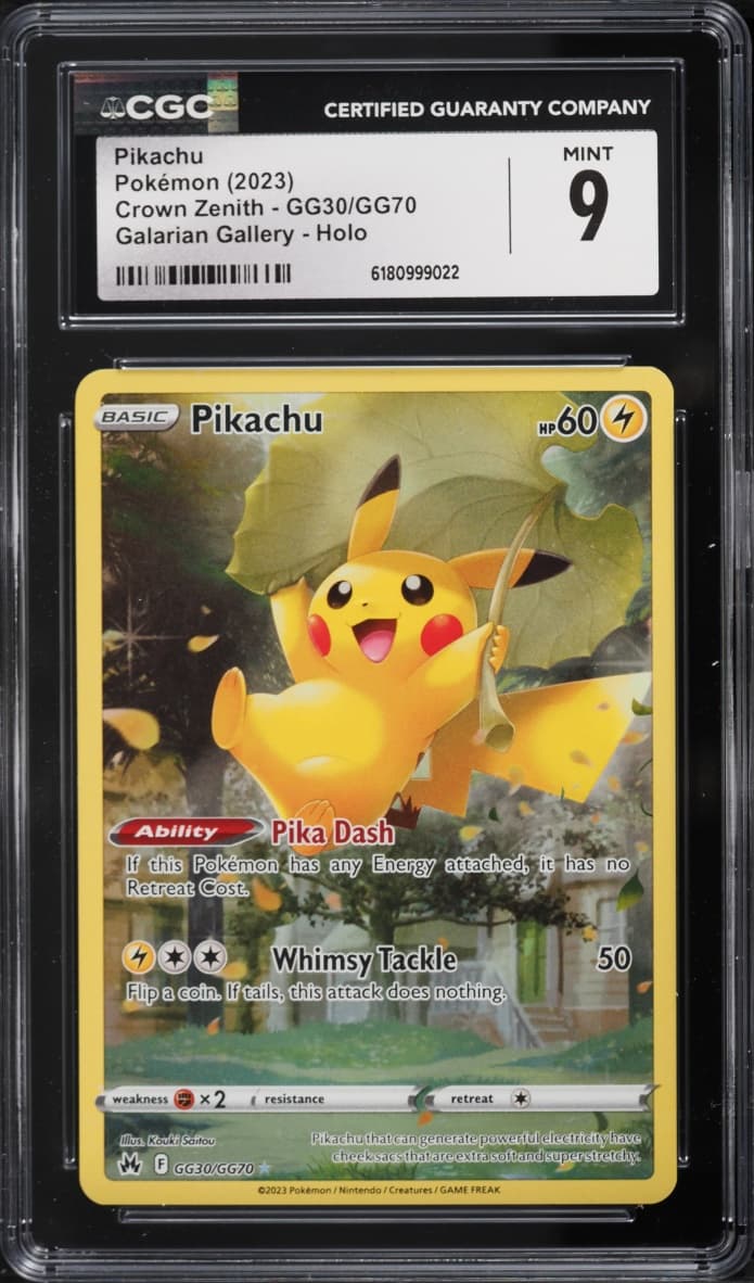 Pokemon Sword & Shield Crown Zenith Full Art Pikachu #GG30