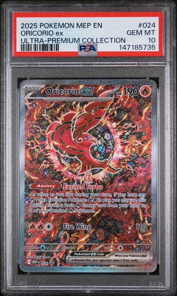 2025 #024 Oricorio EX PSA 10 Mep