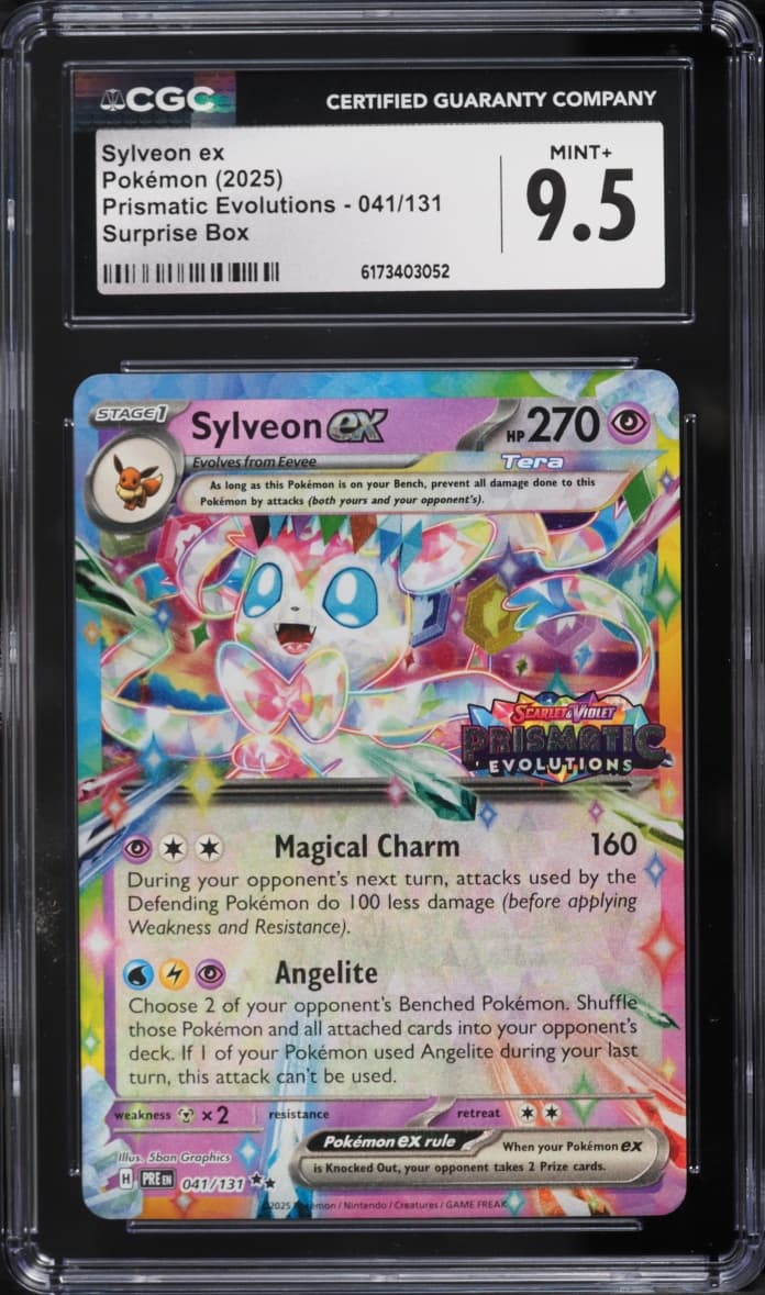 Pokemon Scarlet & Violet Prismatic Evolutions Surprise Box Sylveon Ex #41