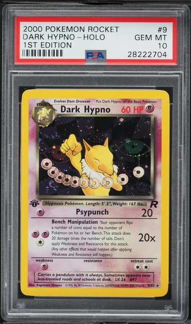 Dark Hypno-Holo 1st Edition