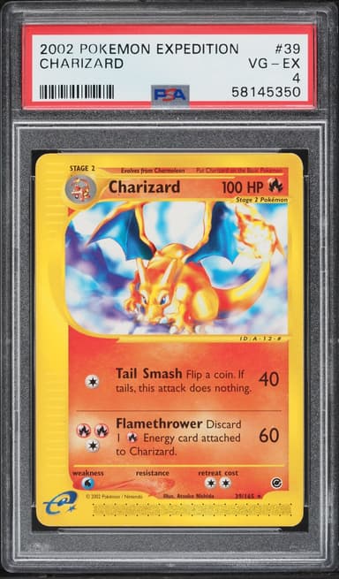 Pokemon Expedition Charizard #39