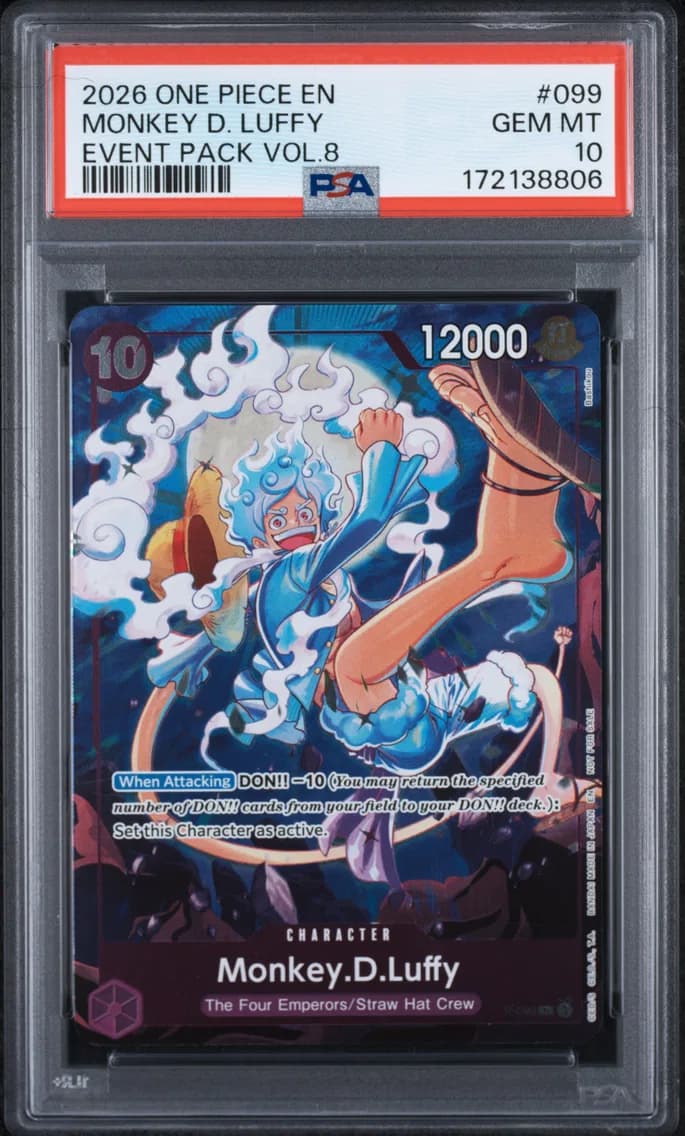 2026 #099 Monkey D. Luffy PSA 10