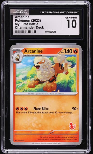 Pokemon Scarlet & Violet My First Battle Charmander Deck Arcanine