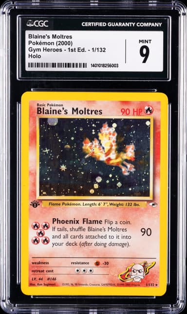 Blaine's Moltres Holo-1st Edition