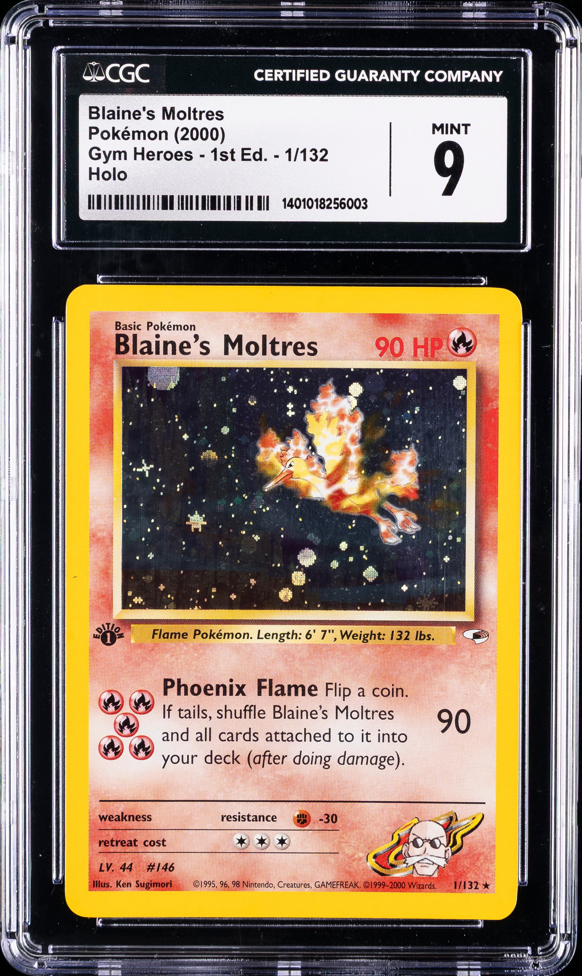 Blaine's Moltres Holo-1st Edition