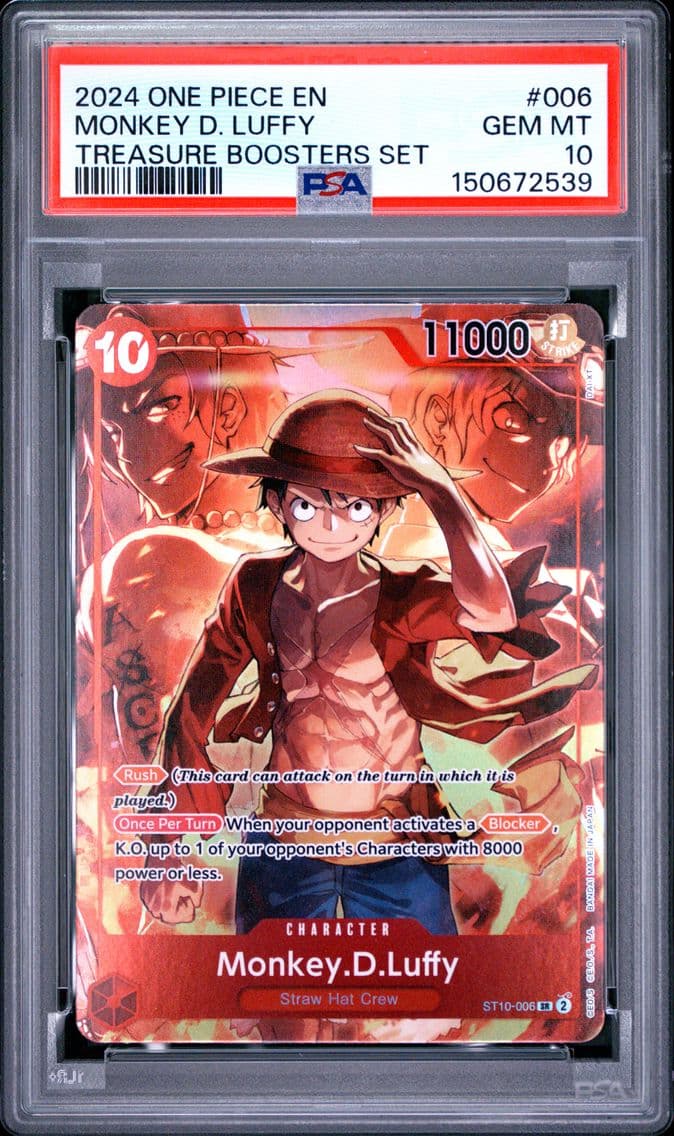 2024 #006 Monkey D. Luffy PSA 10